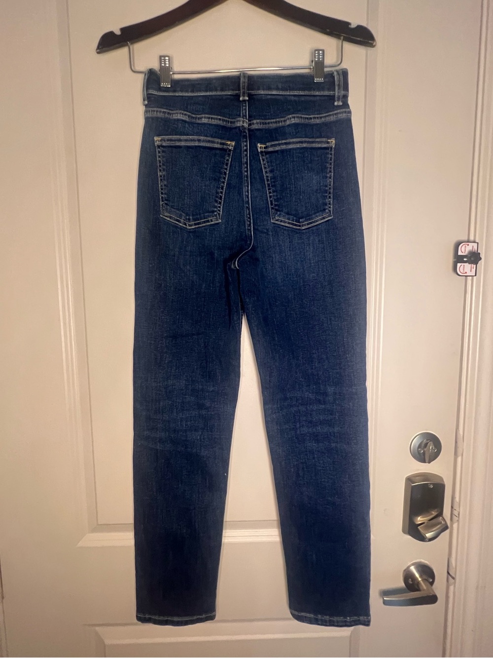 SPANX Lycra Ankle Slim Jeans Bennett Wash Size 4 NWT - Picture 3 of 5